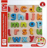 Hape Chunky Lowercase Alphabet Letter Kids Early Learning and Spelling Word Blocks Puzzle Game for Toddlers and Children, Multicolor