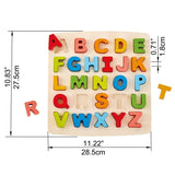 Hape Chunky Lowercase Alphabet Letter Kids Early Learning and Spelling Word Blocks Puzzle Game for Toddlers and Children, Multicolor