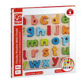 (OPEN BOX) Hape Chunky Lowercase Alphabet Letter Kids Early Learning and Spelling Word Blocks Puzzle Game for Toddlers and Children, Multicolor