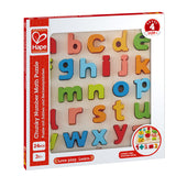 Hape Chunky Lowercase Alphabet Letter Kids Early Learning and Spelling Word Blocks Puzzle Game for Toddlers and Children, Multicolor