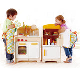 Hape Gourmet Kitchen Kid's Wooden Play Kitchen in Orange