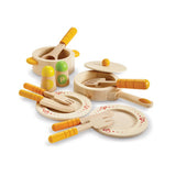 Hape Gourmet Play Kitchen Starter Accessories Wooden Play Set