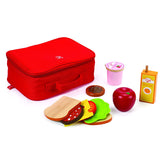 Hape Lunch Box Kid's Wooden Kitchen Play Food Set and Accessories