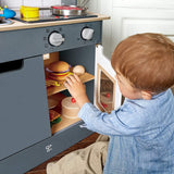 Hape E3166 Children's Play Kitchen Wooden with Light Sound and Accessories