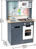 Hape E3166 Children's Play Kitchen Wooden with Light Sound and Accessories