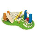 Hape Wooden Doll House Furniture Playground Set And Accessories Doll House Accessories