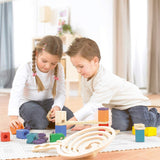 (OPEN BOX) Hape Quadrilla Wooden Marble Run Construction - Vertigo - Quality Time Playing Together Wooden Safe Play - Smart Play for Smart Families,Multicolor