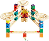 (OPEN BOX) Hape Quadrilla Wooden Marble Run Construction - Vertigo - Quality Time Playing Together Wooden Safe Play - Smart Play for Smart Families,Multicolor