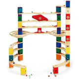 (OPEN BOX)  Hape Quadrilla Wooden Marble Run The Challenger 147 Pieces