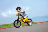 Hape Balance Bike Ultra Light Magnesium Frame for Kids 3 to 5 Years|12" Flat Free PU Tires|Adjustable Handlebar and Seat No Pedal Kids Bicycle, Red