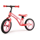 Hape Balance Bike Ultra Light Magnesium Frame for Kids 3 to 5 Years|12" Flat Free PU Tires|Adjustable Handlebar and Seat No Pedal Kids Bicycle, Red