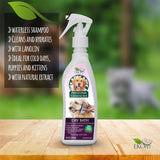 Ekopet Natural Dry Bath Vet and Pet Approved Waterless No Rinse Shampoo for Dogs and Cats - 6.7 Oz