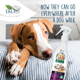 Ekopet Natural Dry Bath Vet and Pet Approved Waterless No Rinse Shampoo for Dogs and Cats - 6.7 Oz