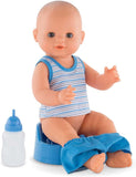 (OPEN BOX) Corolle Mon Grand Poupon Paul Drink &-Wet Bath Baby Toy Baby Doll