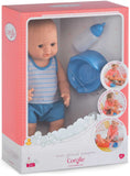 (OPEN BOX) Corolle Mon Grand Poupon Paul Drink &-Wet Bath Baby Toy Baby Doll