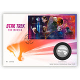 Star Trek Silver Medal & Collective Stamp Sheet Movies Limited Edition Royal Mail