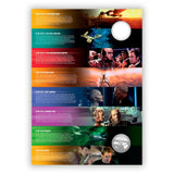 Star Trek Silver Medal & Collective Stamp Sheet Movies Limited Edition Royal Mail