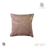 Mijal Gleiser Decorative Throw Pillow Cover Bounded with Polyurethane Fabric Laser