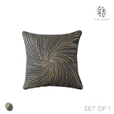 Mijal Gleiser Decorative Throw Pillow Cover Bounded with Polyurethane Fabric Laser