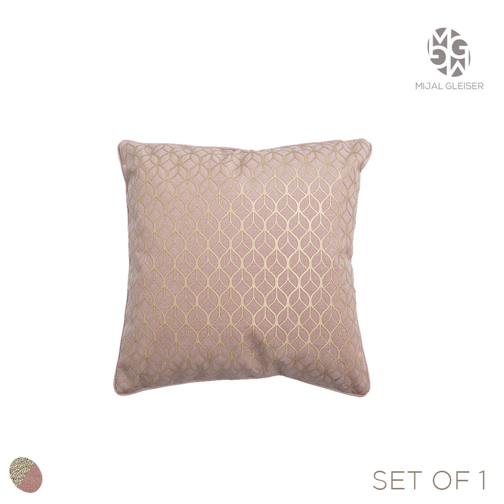 Mijal Gleiser Decorative Throw Pillow Cover Bounded with Polyurethane Fabric Laser