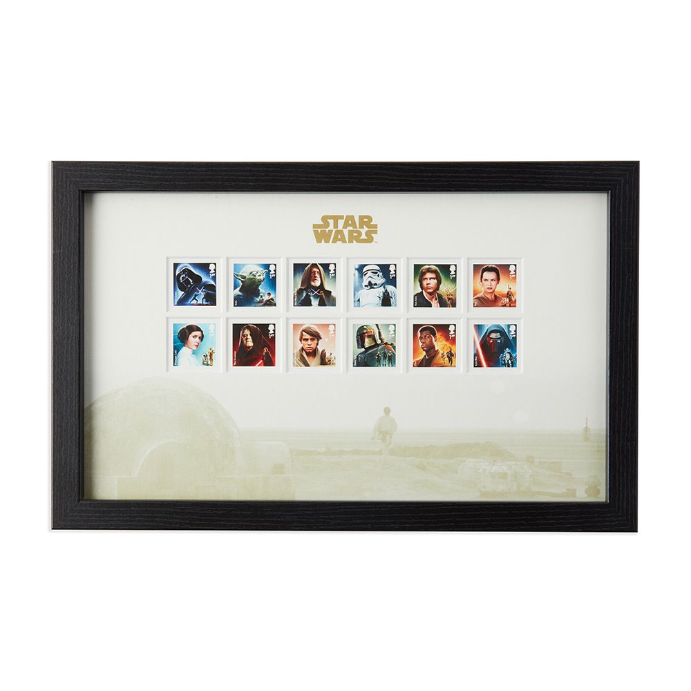 Star Wars 2015 Framed Stamps Royal Mail Collectible