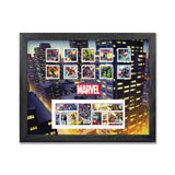 Marvel Framed Stamps & Minisheet