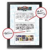 Marvel 80th Anniversary Framed Stamps, Artists Signed Edition