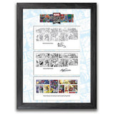 Marvel 80th Anniversary Framed Stamps, Artists Signed Edition