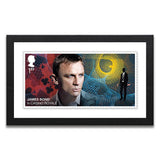 James Bond Framed Casino Royale Enlarged Stamp Print Limited Edition Royal Mail