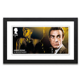 James Bond Framed Framed Goldfinger Enlarged Stamp Print Limited Edition Royal Mail Collectible