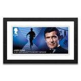 James Bond Framed On Her Majesty's Secret Service Enlarged Stamp Print Limited Edition