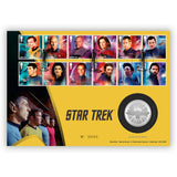 Star Trek Silver Medal & Collective Stamp Sheet Limited Edition Royal Mail Collectible