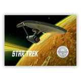 Star Trek Silver Medal & Collective Stamp Sheet Limited Edition Royal Mail Collectible