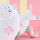 Little Room Naturally Glow in The Dark Unicorn Stuffed Animal Plush Toy, 14 Inches, White (L1002)