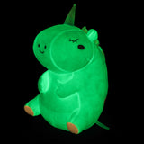Little Room Naturally Glow in The Dark Unicorn Stuffed Animal Plush Toy, 14 Inches, White (L1002)