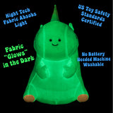 Little Room Naturally Glow in The Dark Unicorn Stuffed Animal Plush Toy, 14 Inches, White (L1002)