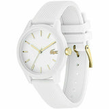 NEW Lacoste Women's Watch White Silicone Strap, Model 2001063