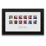 Star Trek Captains and Crew Members Framed Stamps Royal Mail Collectible